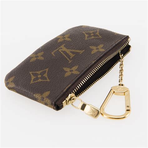 lv key pouch noir|authentic louis vuitton keychain.